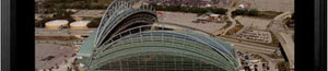 Miller Park aerial poster and frame