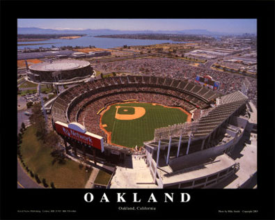 Oakland aerial poster