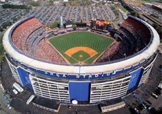 Shea Stadium aerial poster