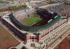 Rangers Ballpark aerial poster