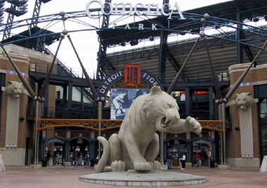 Comerica Park - home of the Tigers
