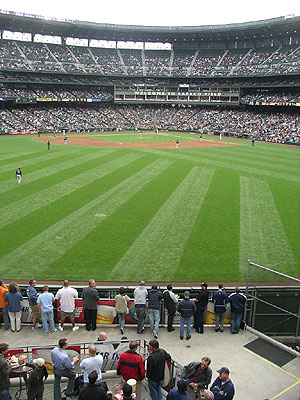 Bullpen Market patio at Safeco Field