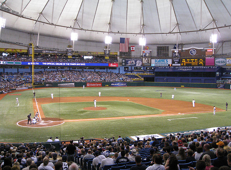 Tropicana Field, Tampa Bay Rays ballpark - Ballparks of Baseball