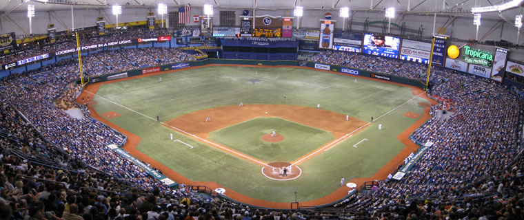 Tampa Bay Rays Tropicana Field Seating Chart