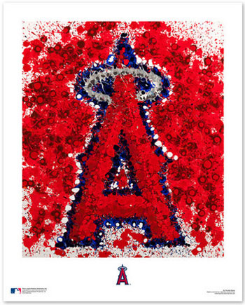 Angels logo art print