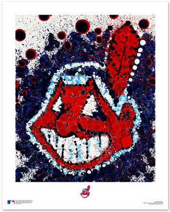 Indians logo art print