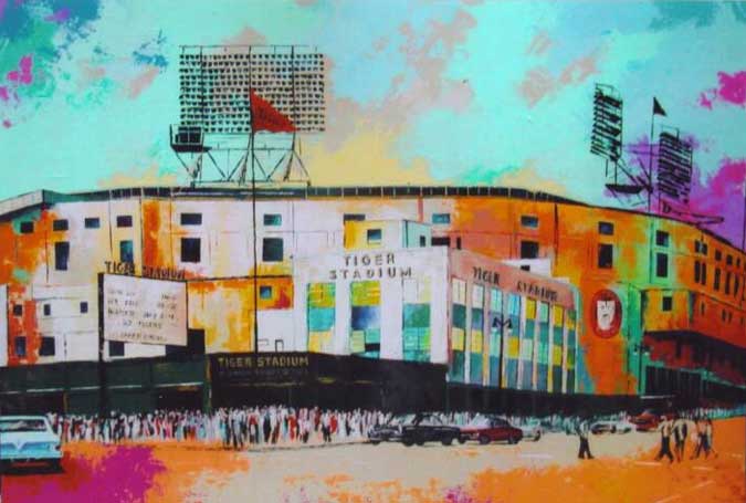 Tiger Stadium (1961) by Al Sorenson