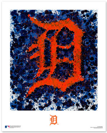 Tigers logo art print