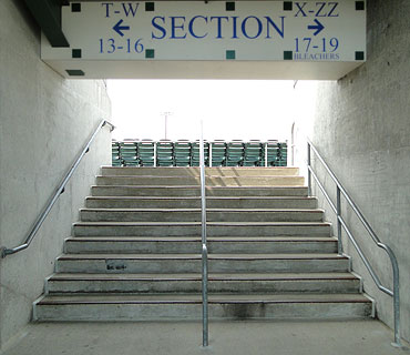 The concourse at Principal Park in Des Moines
