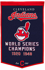 Indians championship banner