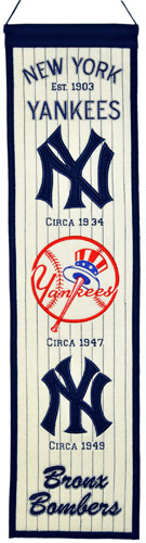 New York Yankees heritage banner