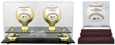 Acrylic baseball display cases