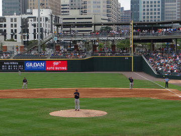 Right field at BB&T Ballpark