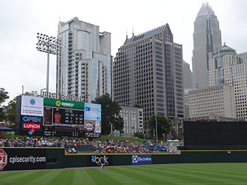 BB&T Ballpark main scoreboard