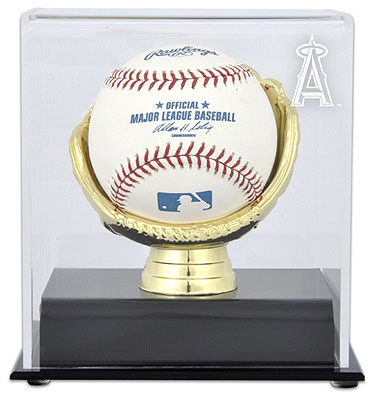 Angels single baseball Gold Glove display case