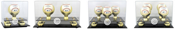 Cubs Golden Classic baseball display cases