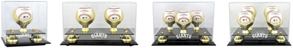 Giants Golden Classic baseball display cases