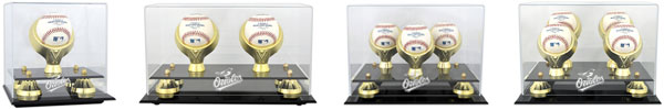 Orioles Golden Classic baseball display cases