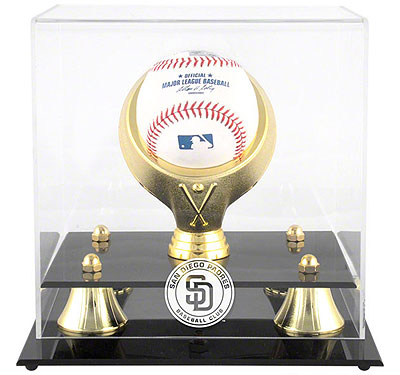 Padres single baseball Golden Classic display case
