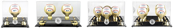 Padres Golden Classic baseball display cases