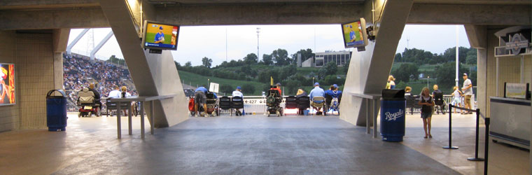 Kauffman Stadium in Kansas City