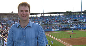The interviewer, Graham Knight, in Tulsa