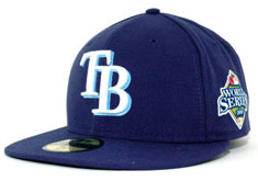 Rays fitted World Series hat