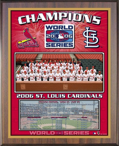 St. Louis Cardinals 2006 World Series Champs Commemorative Poster - Co –  Sports Poster Warehouse