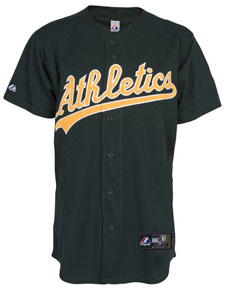 A's alternate home replica jersey