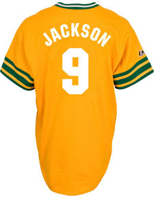 Reggie Jackson throwback jersey