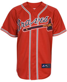 Braves home alternate replica jersey