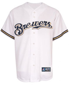 Brewers home replica jersey