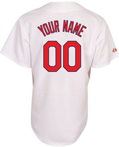 Cardinals personalized home replica jersey
