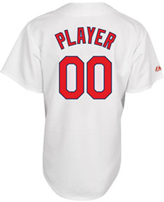 Cardinals player home replica jersey