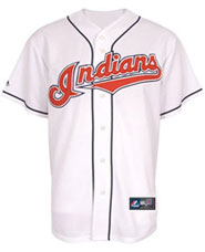 Cleveland Indians team and player jerseys