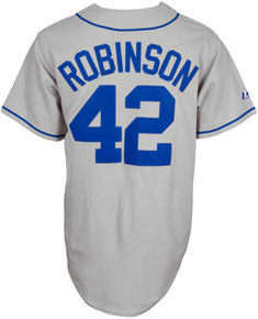 Jackie Robinson throwback jersey