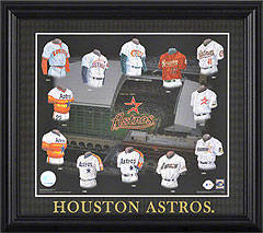 Houston Astros uniform history collage