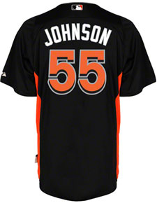 Josh Johnson home, road and alternate jerseys