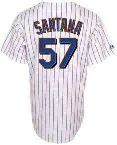 New York Mets on X: Check out @johansantana sporting our new alternate home  jersey for next season. #Mets #BlueJersey  / X