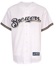 Milwaukee Brewers team and player jerseys