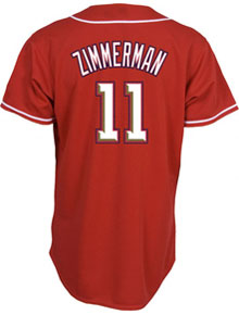 Ryan Zimmerman home and alternate jerseys