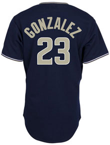 Adrian Gonzalez home and alternate jerseys