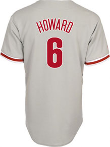 Ryan Howard home, road and alternate jerseys