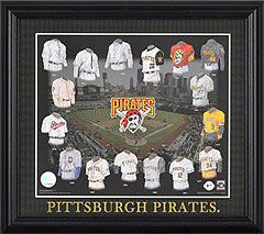 Pittsburgh Pirates uniform history collage