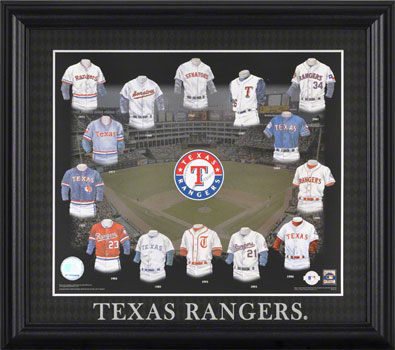 Texas rangers jersey history discount