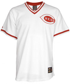 Reds throwback replica jersey