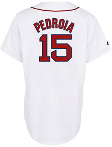 Dustin Pedroia home replica jersey