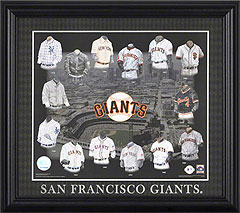 San Francisco Giants uniform history collage