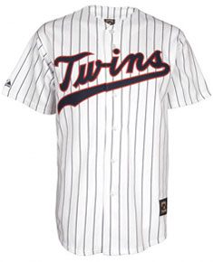 Twins throwback replica jersey