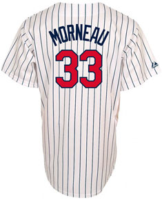 Justin Morneau home replica jersey